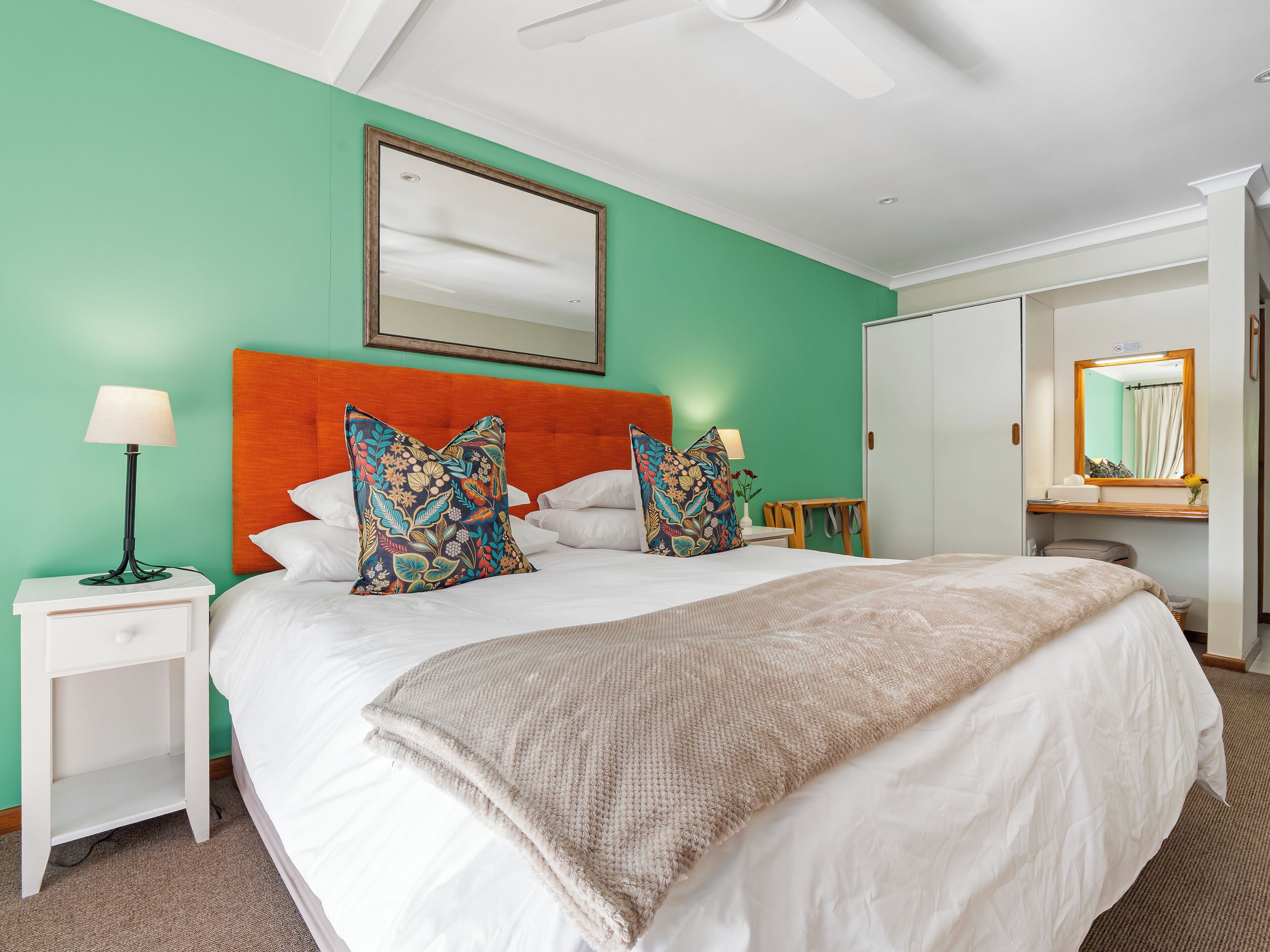 Comfort Double Room, 1 Bedroom, Terrace, Pool View | Memory foam beds, in-room safe, individually decorated