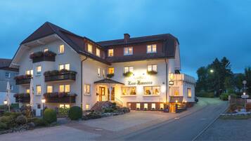 Front of property – evening/night