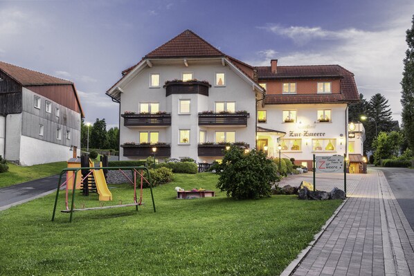 Front of property - evening/night