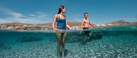 Una spiaggia nelle vicinanze