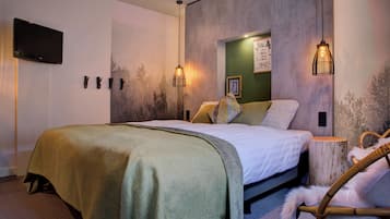 Ropa de cama hipoalergénica y minibar