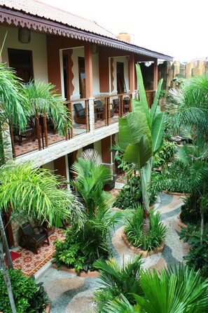 Blick von der Unterkunft