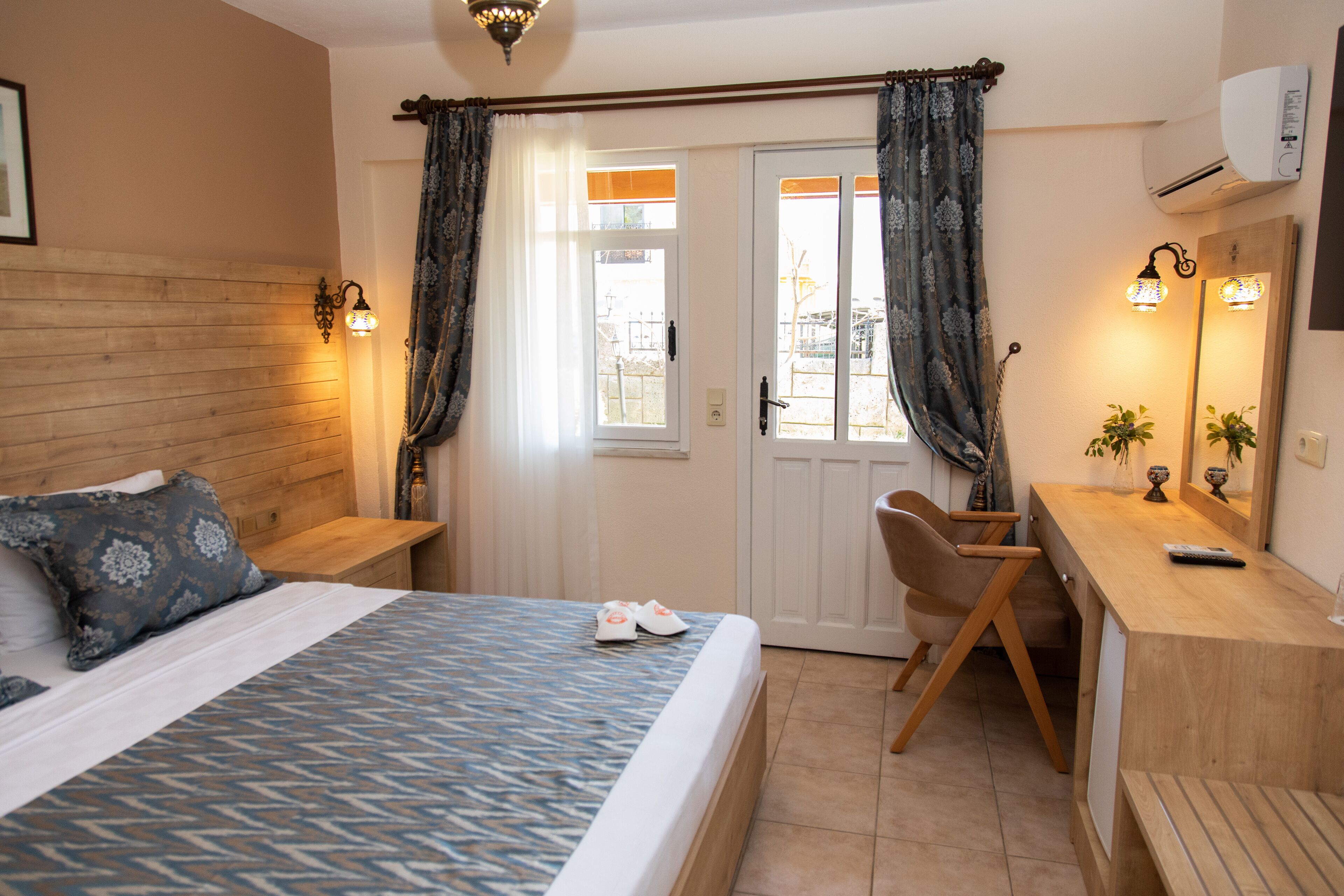 comfort double or twin room | premium bedding, laptop workspace, blackout curtains, soundproofing