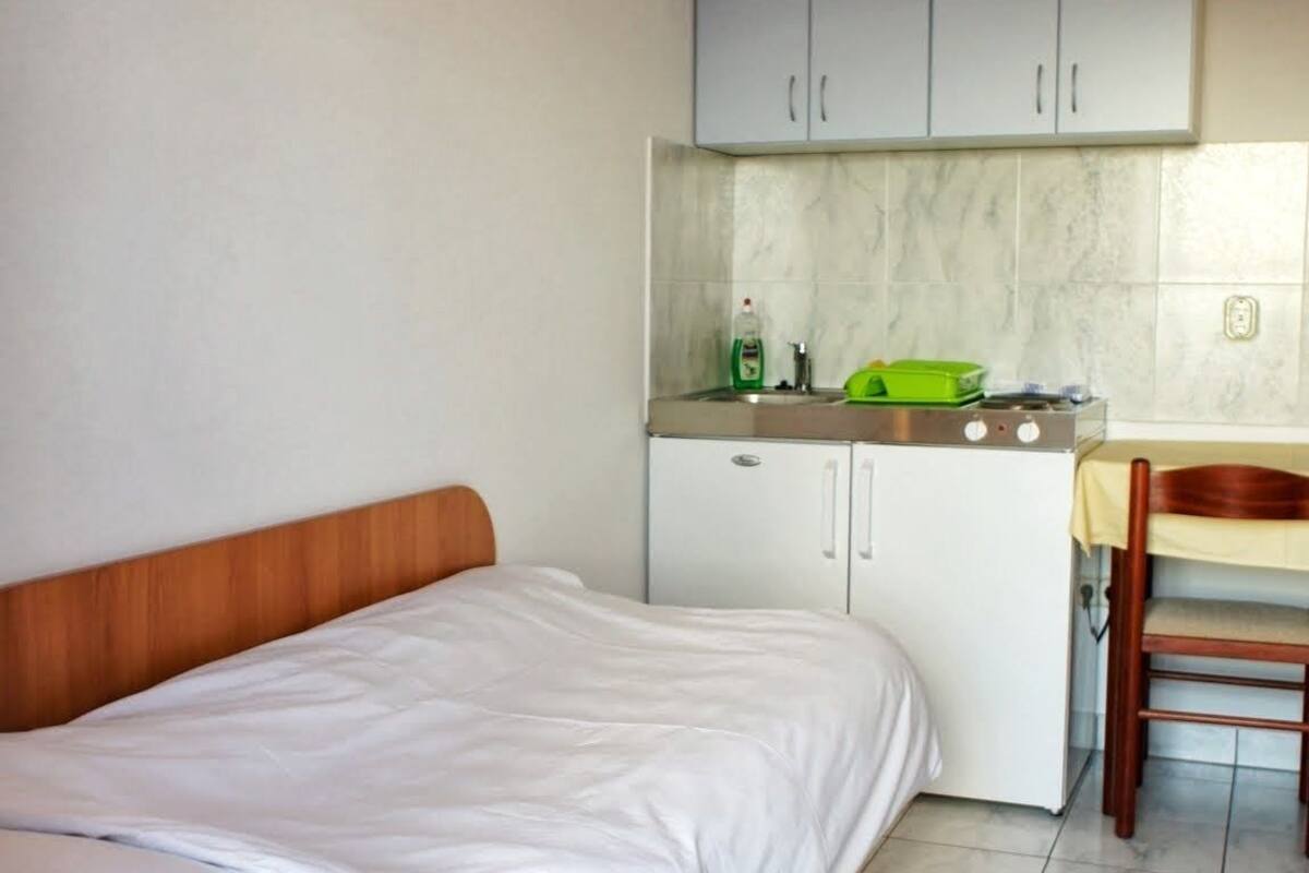 Studio, balcon, vue mer | Cuisine privée