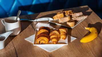 Daily buffet breakfast (EUR 12 per person)