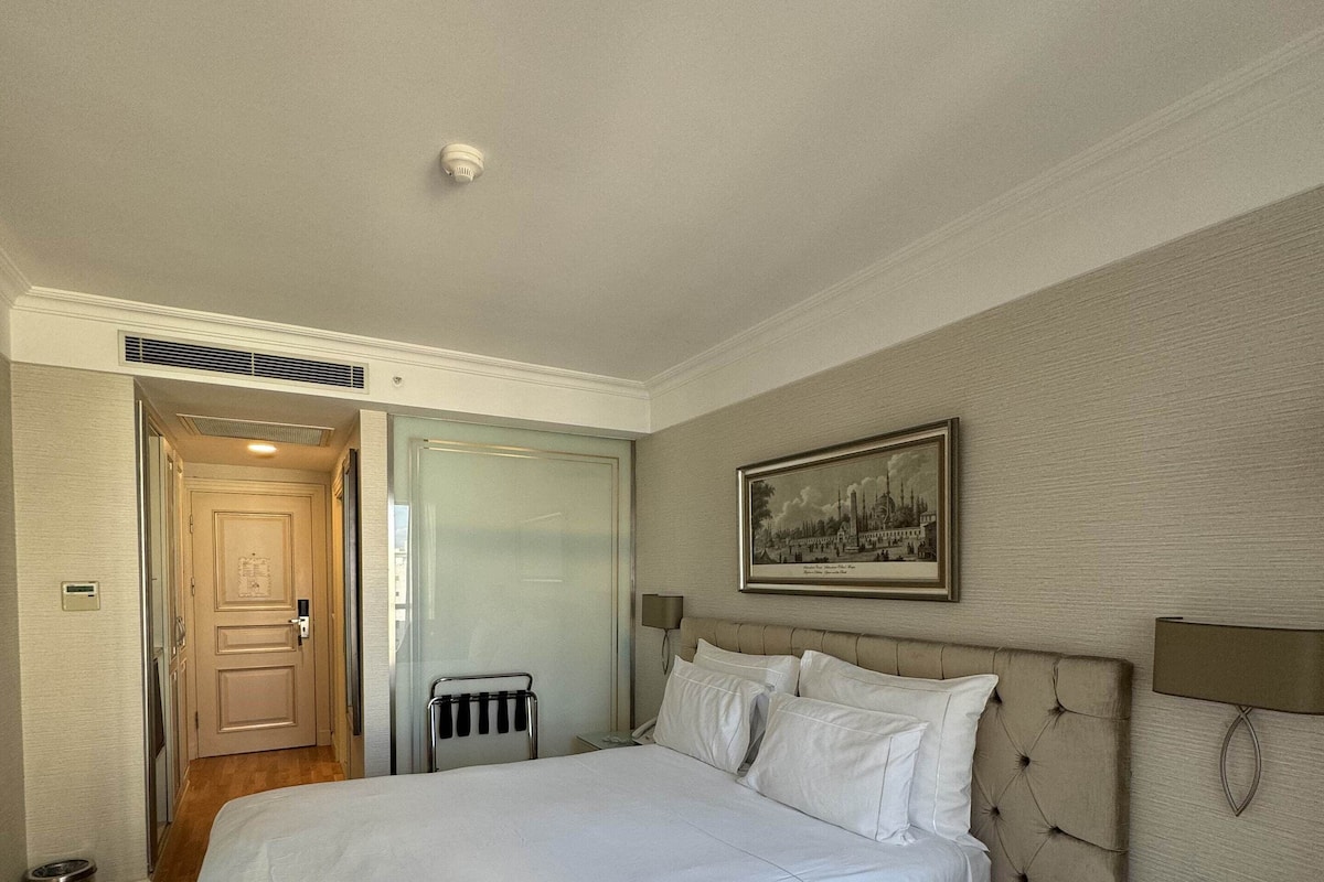 Minibar, pengeskab på værelset, lydisolering, strygejern/strygebræt