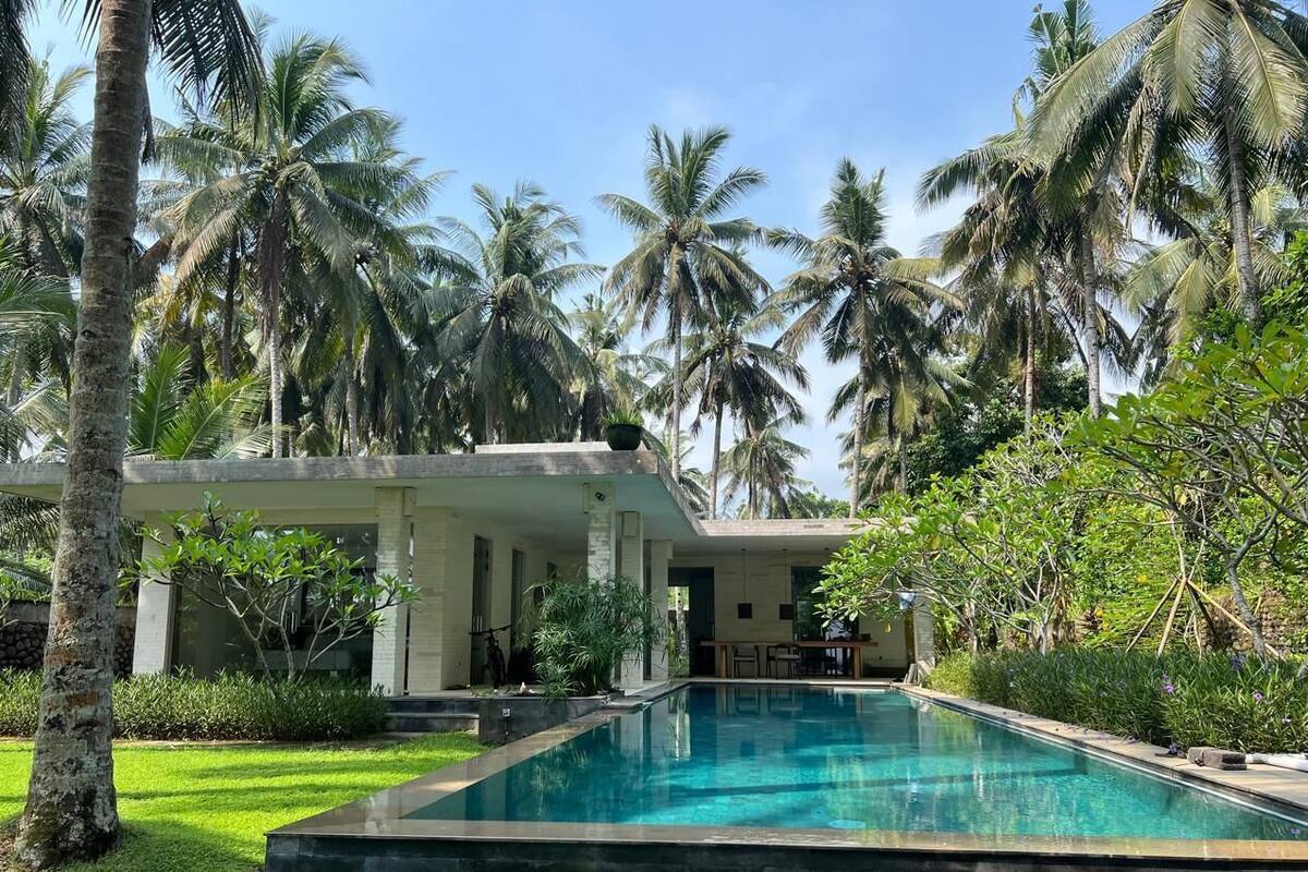 Villa, 2 Bedrooms, Beach View | Premium bedding, down comforters, minibar, in-room safe