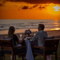 Breakfast, lunch, dinner served; beach views