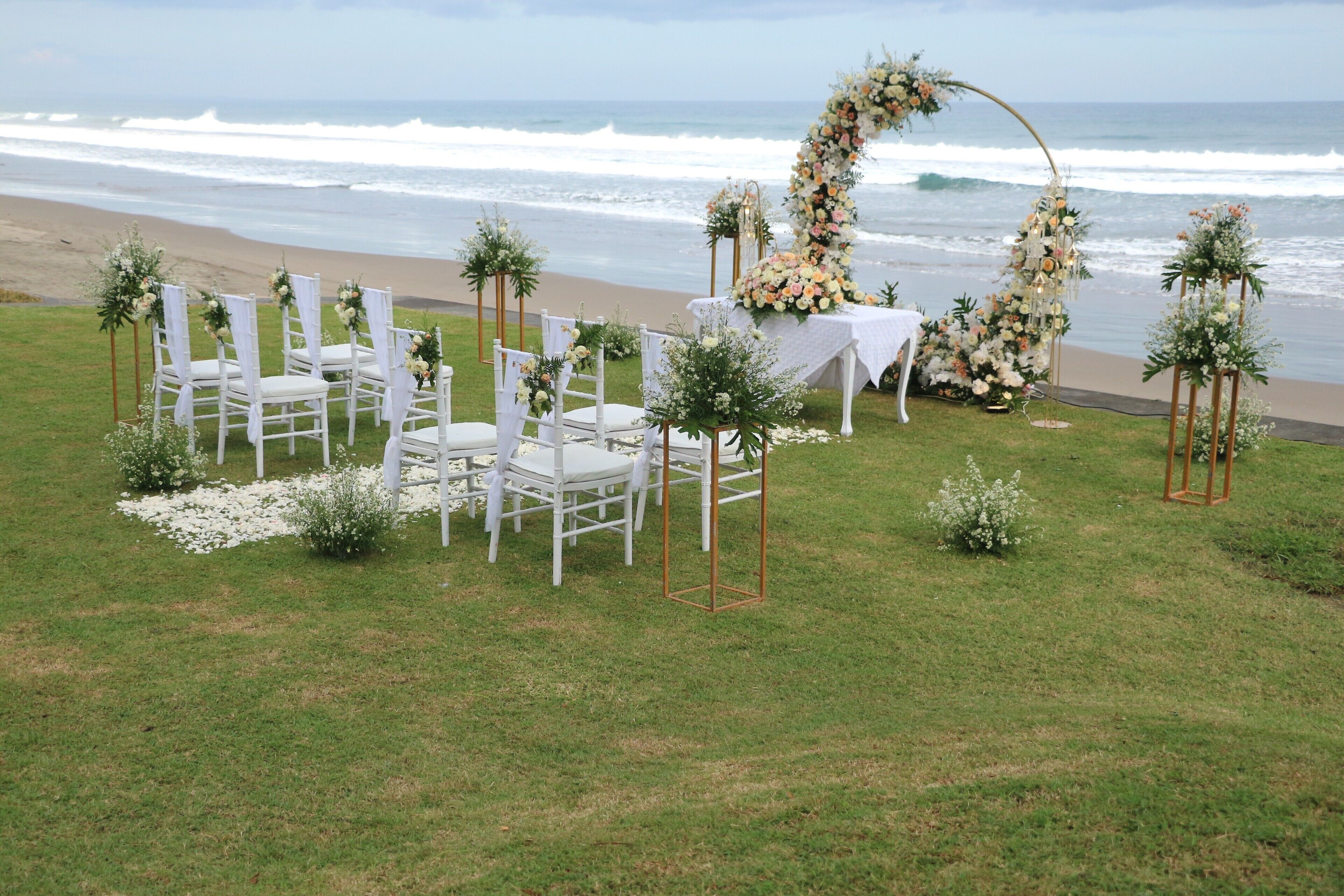 Espace mariage en plein air