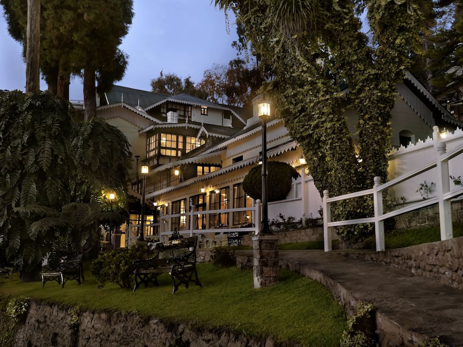 Front of property - evening/night