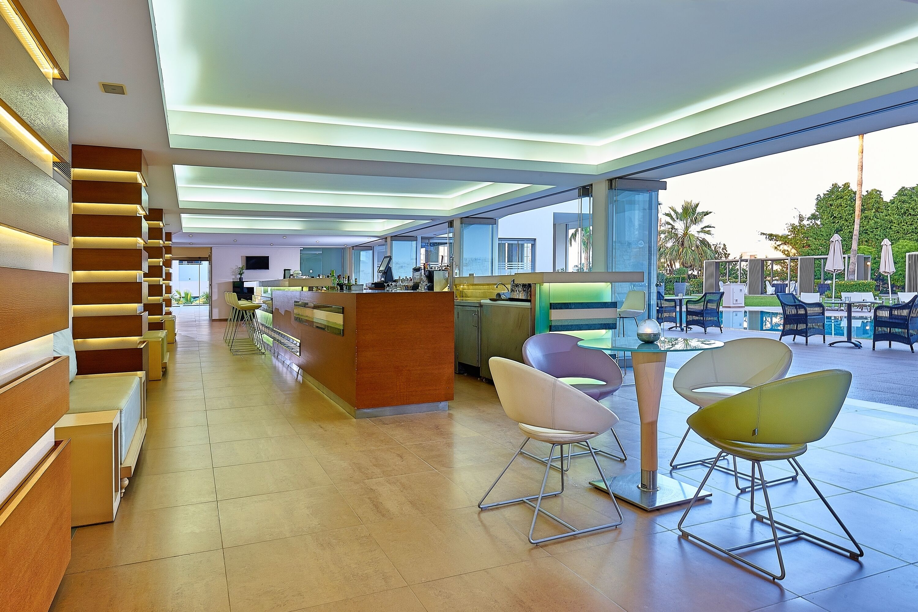 Lounge i lobbyen