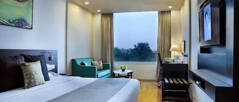1 chambre, literie de qualité supérieure, surmatelas, minibar