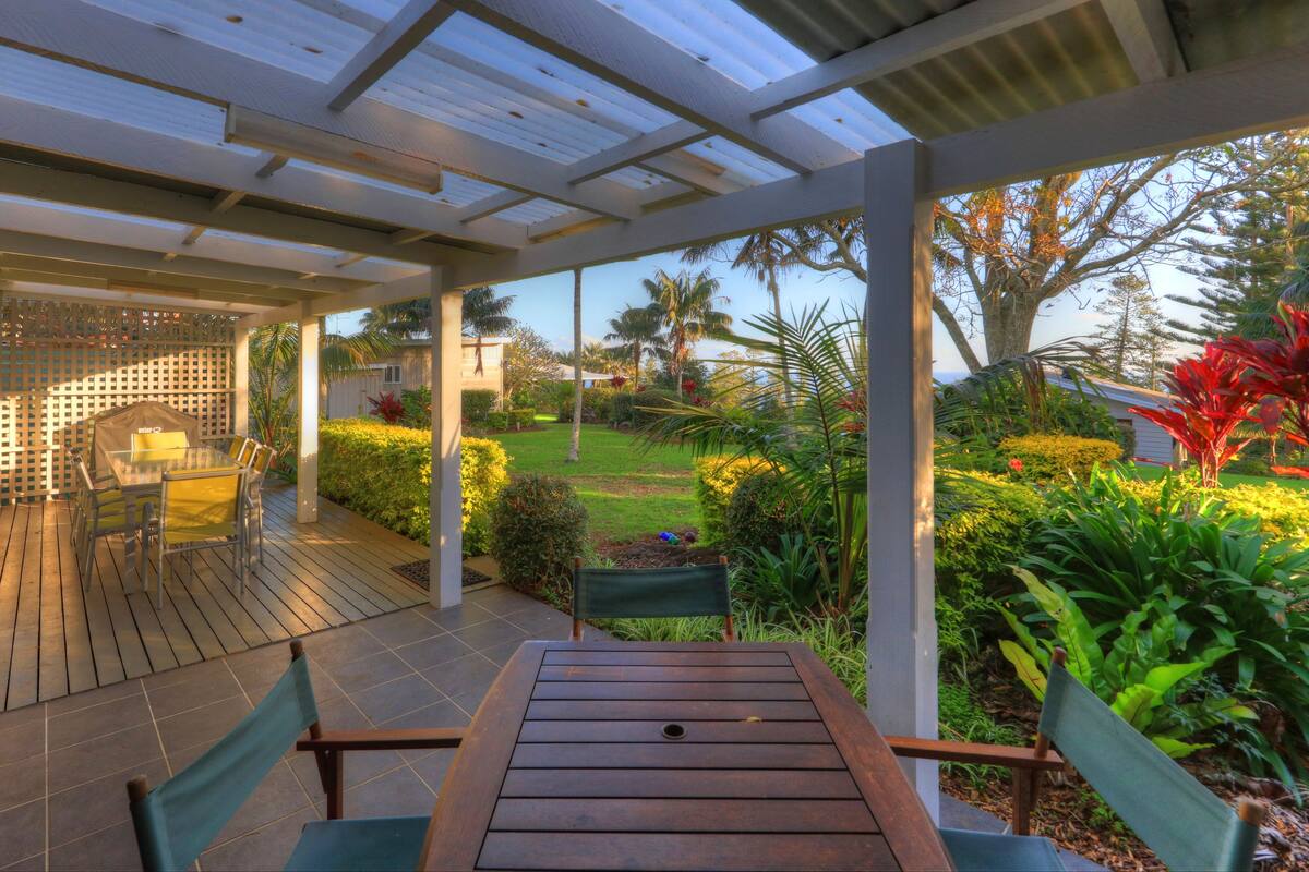 Cottage, 4 chambres, vue océan, vue mer | Balcon