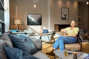 Sala de estar en el lobby