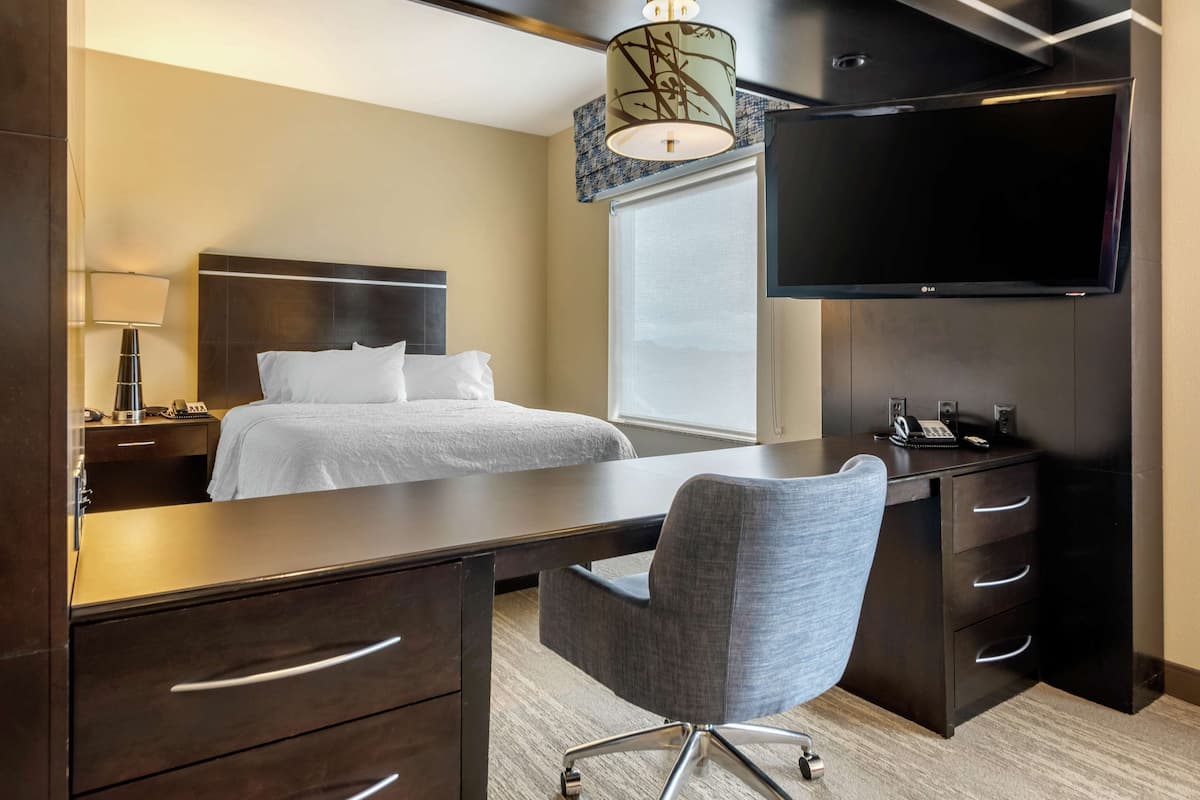 two queen studio suite | down duvets, in-room safe, blackout curtains, soundproofing