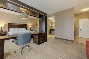 Studio Suite, 1 King Bed | Down comforters, in-room safe, blackout drapes, soundproofing - Hampton Inn Alamosa, CO (Alamosa)