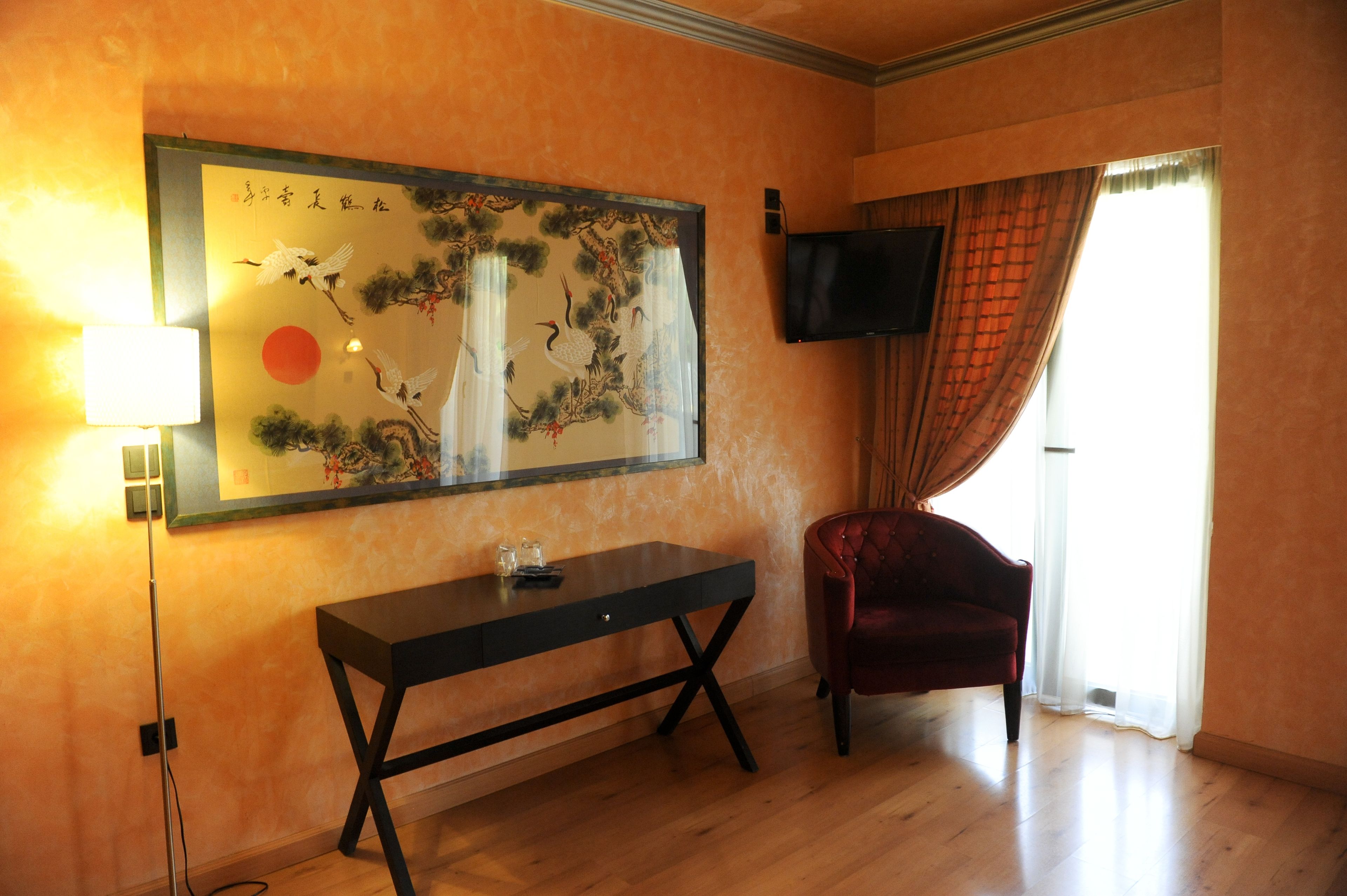 suite | egyptian cotton sheets, premium bedding, select comfort beds, minibar