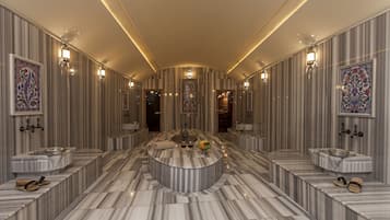 Salas de tratamiento para parejas, baño turco/hammam