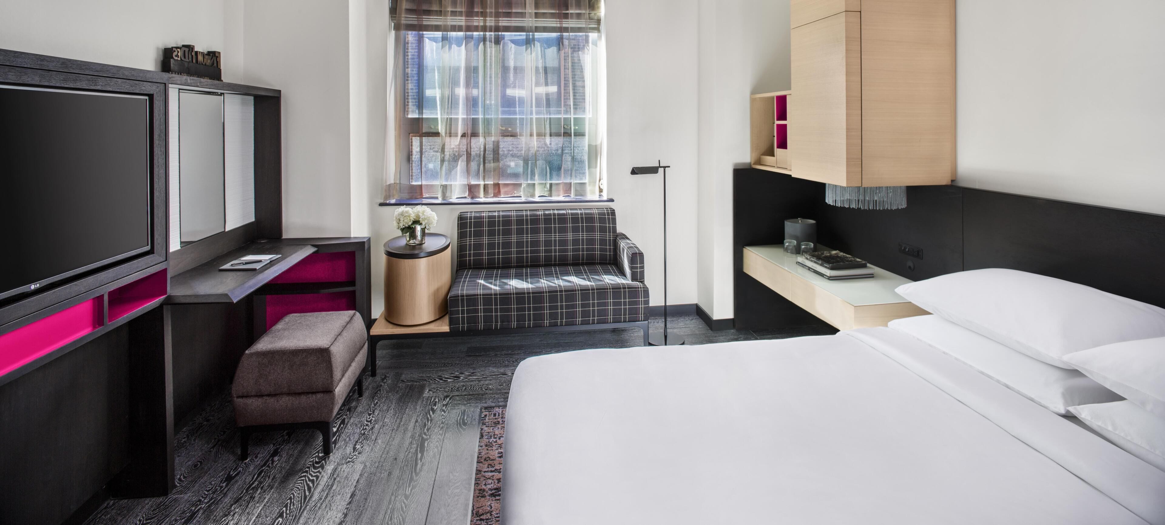 Premium bedding, in-room safe, desk, blackout curtains
