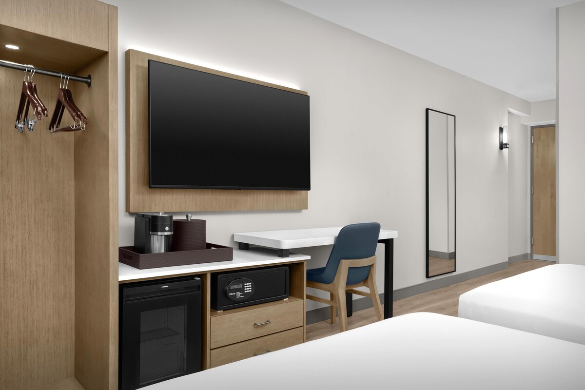 Room, 2 Double Beds | Premium bedding, in-room safe, desk, blackout curtains