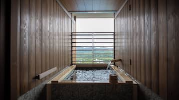 Zweibettzimmer (JapaneseWestern,Open-Air Bath,Kaiseki) | 1 Schlafzimmer, Zimmersafe, Schreibtisch, kostenloses WLAN