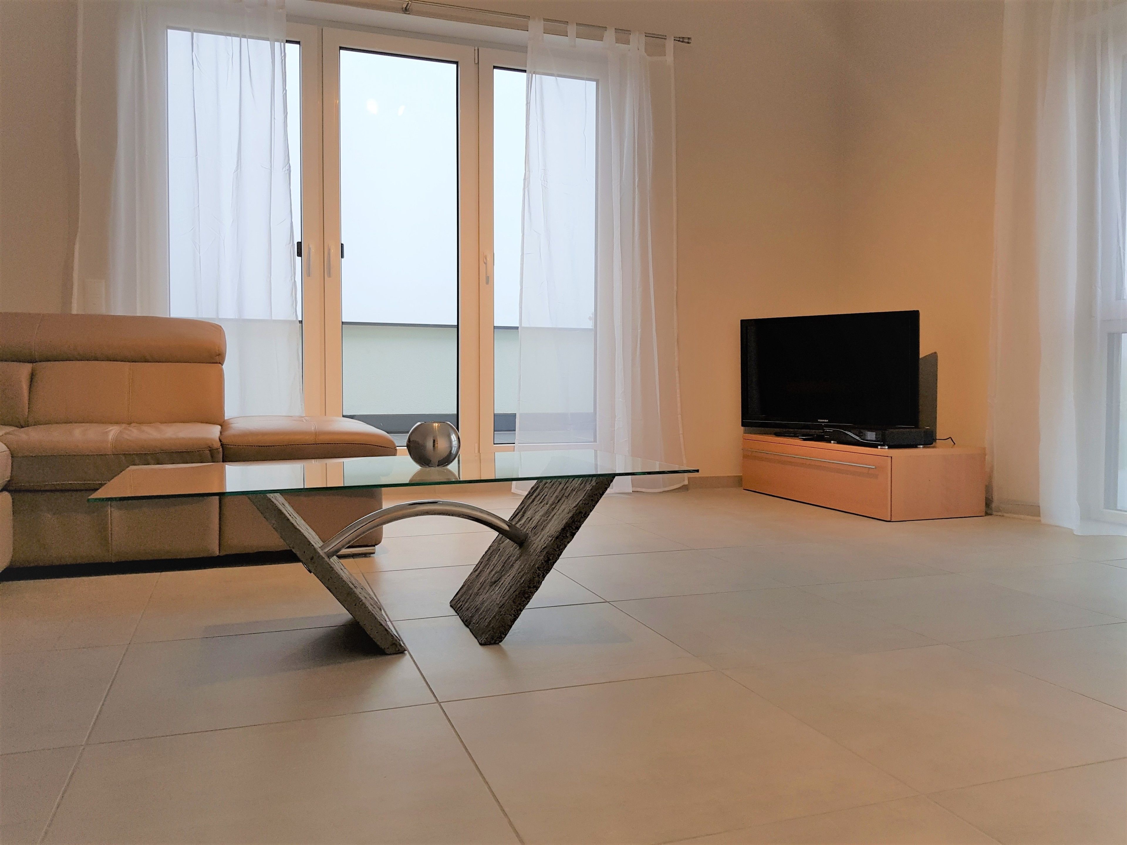 Penthouse, 3 Bedrooms, Terrace (Nr. 5) | Living area | Flat-screen TV