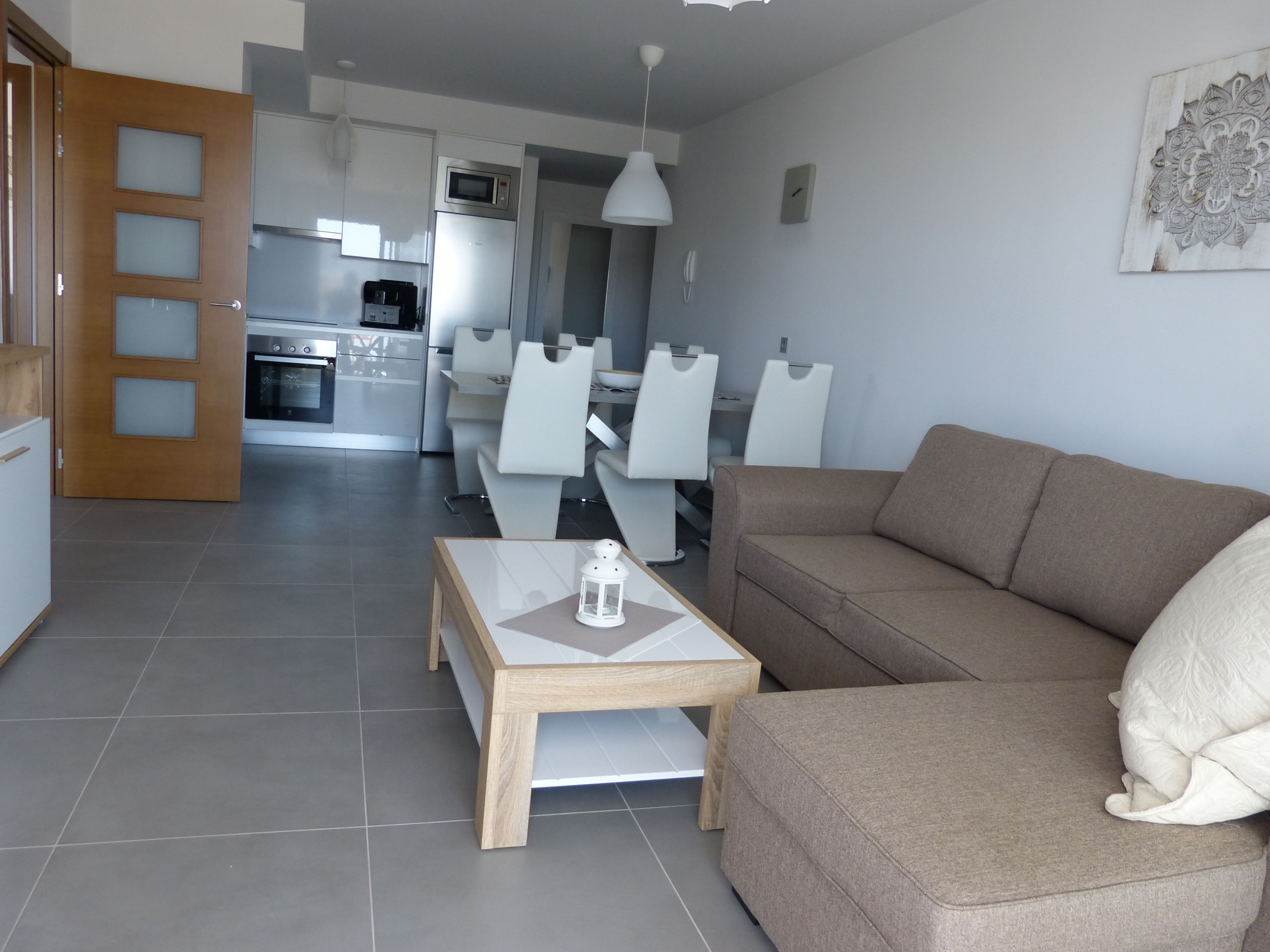 Penthouse, 2 chambres | Salle de séjour | Télévision à écran plat