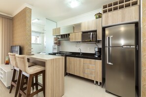 Apartment, 3 Bedrooms | Private kitchen