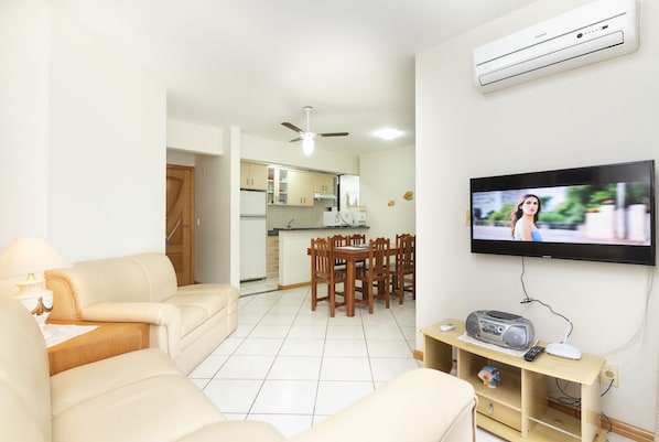 Apartment, 3 Bedrooms | Living area | Flat-screen TV