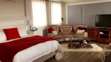 Honeymoon Double Room | Premium bedding, individually decorated, individually furnished, desk