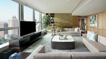 1 dormitori, minibar, caixa forta a l'habitació i escriptori