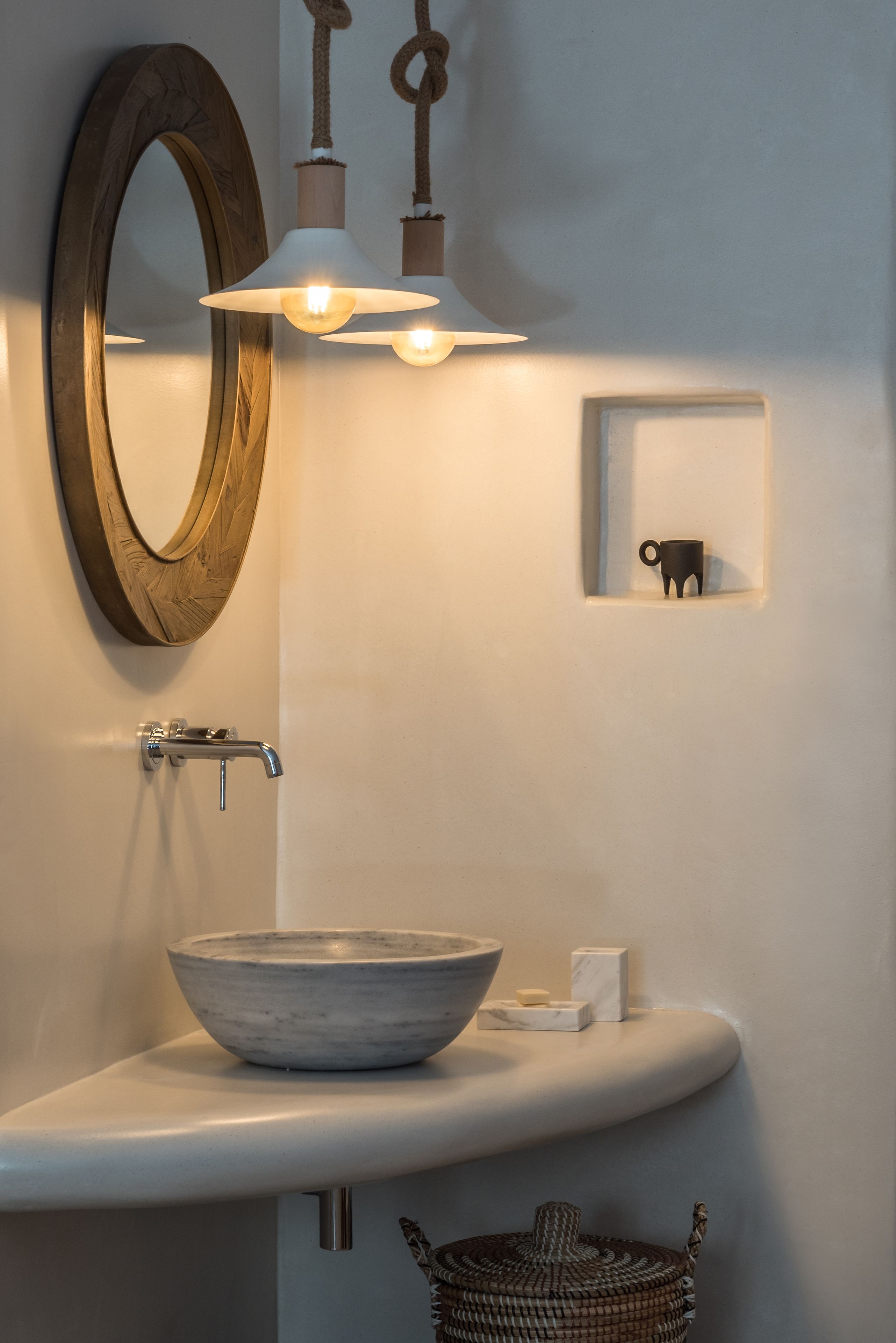 grand suite, sea view | bathroom | shower, hydromassage showerhead, designer toiletries, hair dryer