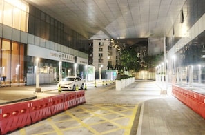 Front of property – evening/night