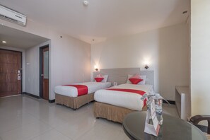 Kamar Twin Deluks | Meja kerja, Wi-Fi gratis, dan seprai linen