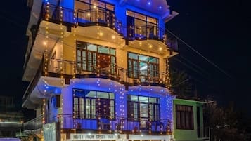 Front of property – evening/night