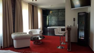 Minibar, in-room safe, blackout curtains, rollaway beds