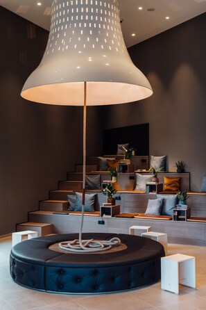 Sitteområde i lobbyen