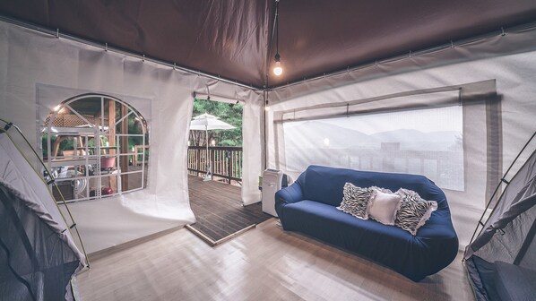 Familjetält (Glamping) | Gratis wi-fi