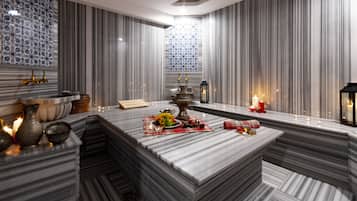 Salas de tratamiento para parejas, sauna y baño de vapor