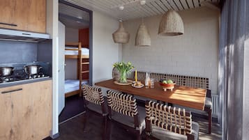 Bungalow, 3 Bedrooms | Living area | Flat-screen TV