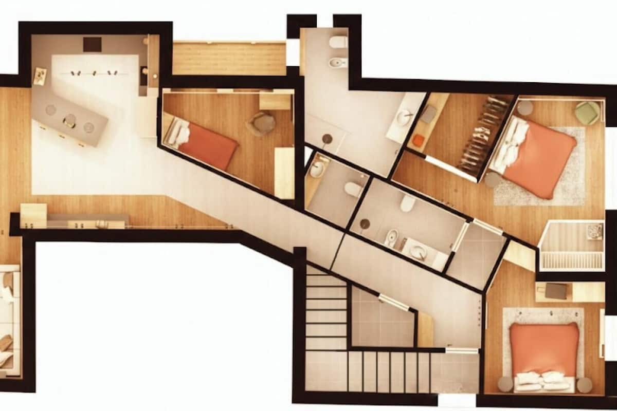 Royal Condo, 3 Bedrooms, 2 Bathrooms | Individually furnished, soundproofing, free WiFi, bed sheets