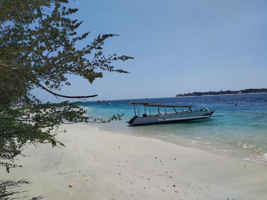 Beach nearby, white sand