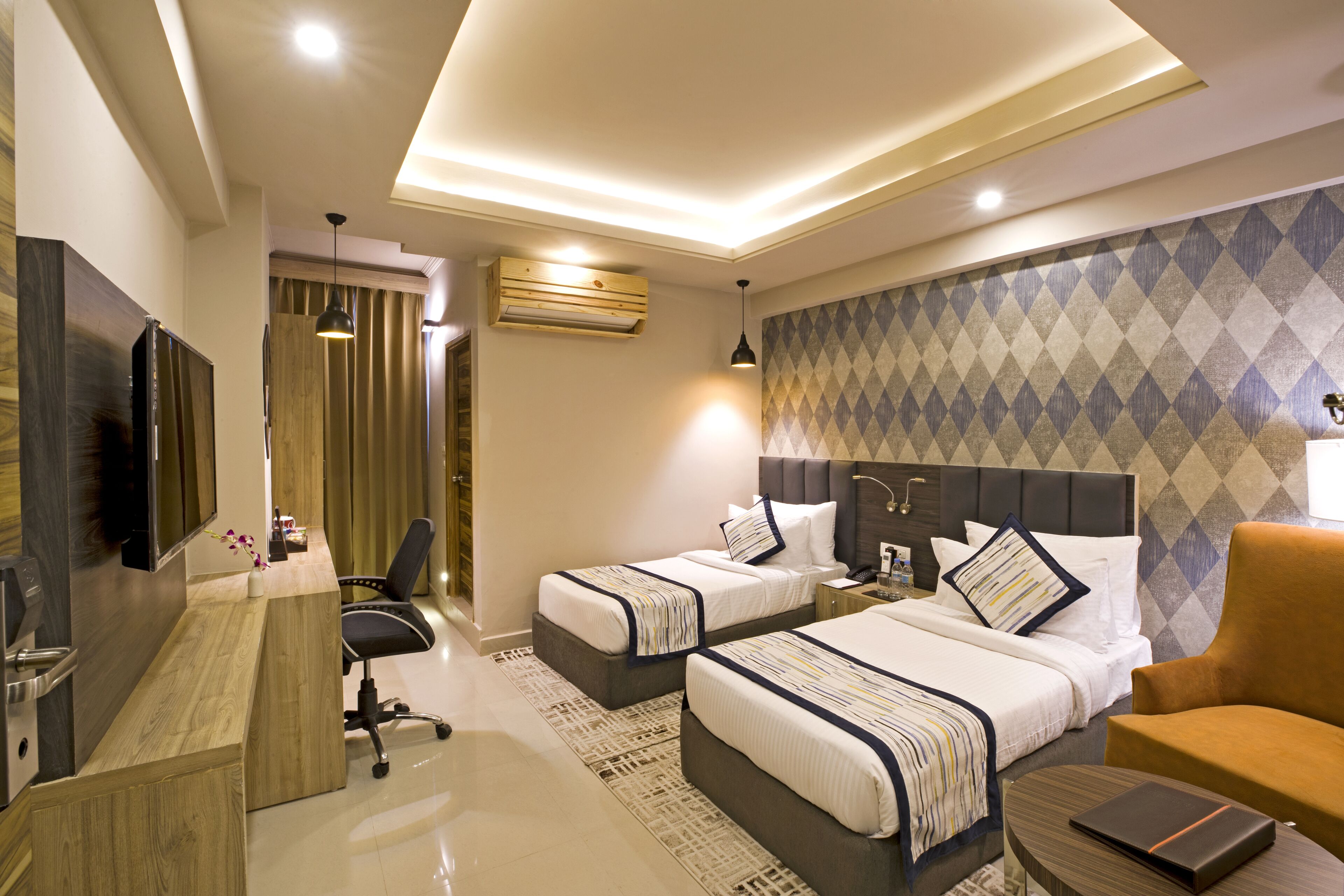 Kahden hengen deluxe-huone (kaksi sänkyä) | Näkymä huoneesta