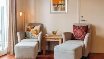 Estudio Deluxe, planta baja | 1 dormitorio, decoración individual, cortinas opacas y wifi gratis