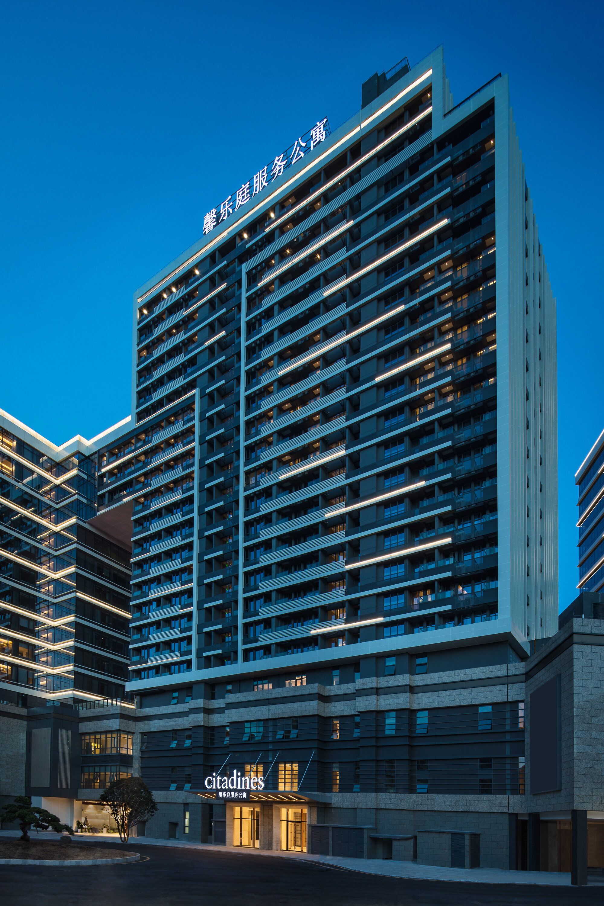 Facciata della struttura