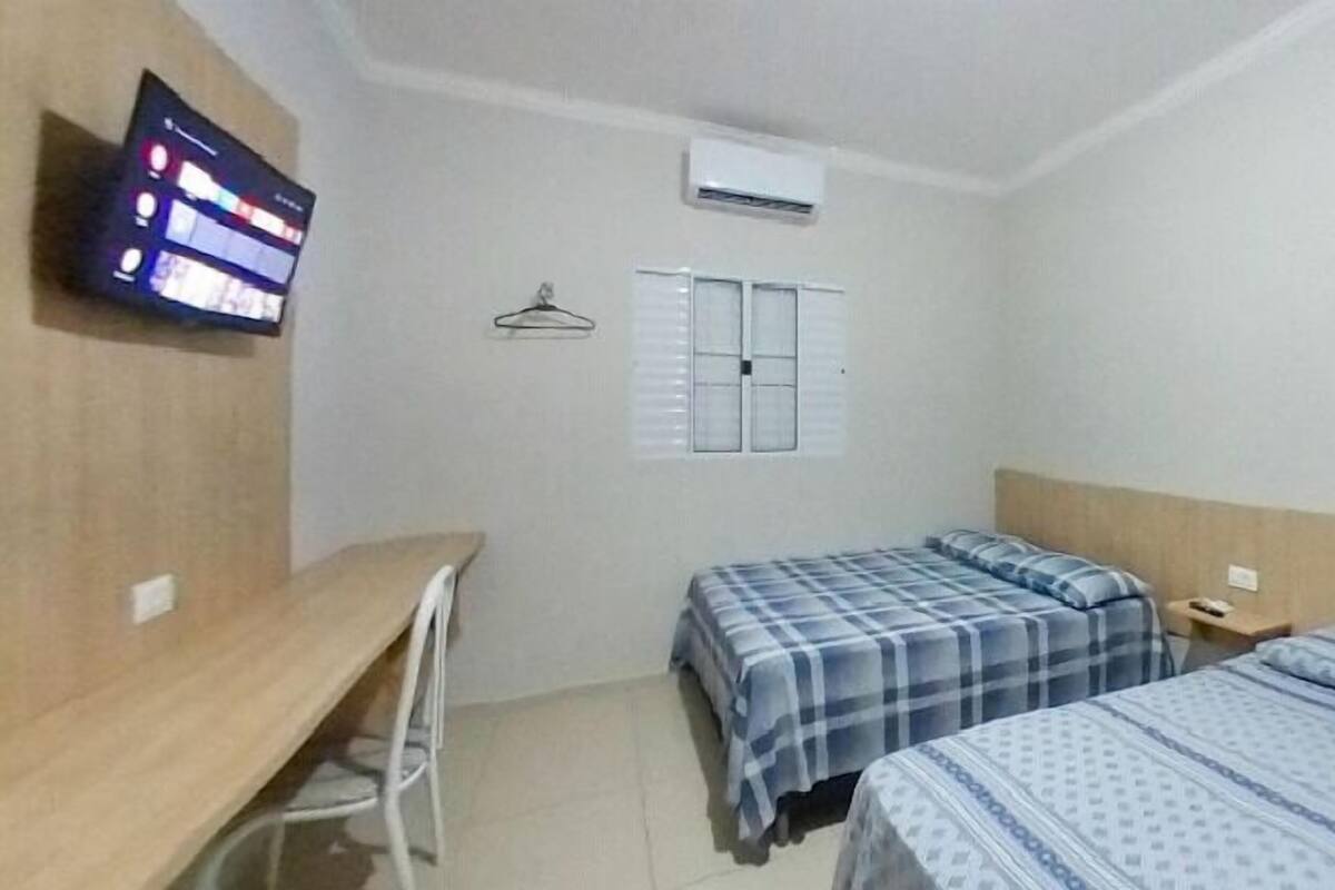Basic Double or Twin Room | Desk, iron/ironing board (on request), free WiFi, bed sheets