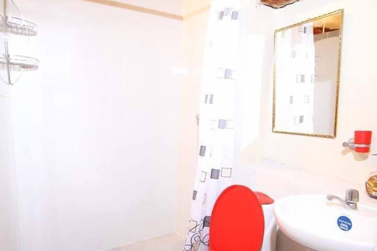 Douche, serviettes fournies