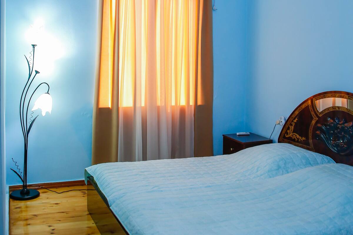 Desk, soundproofing, iron/ironing board, free WiFi