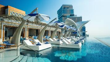 2 outdoor pools, pool cabanas (surcharge), pool umbrellas
