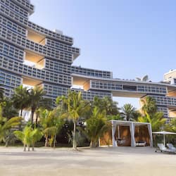 Private beach, white sand, beach cabanas, sun loungers